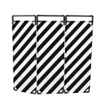 Barrière d’intervention 3 volets type paravent PVC  | IDEQUIP