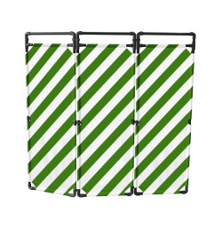 Barrière d’intervention 3 volets type paravent PVC  | IDEQUIP