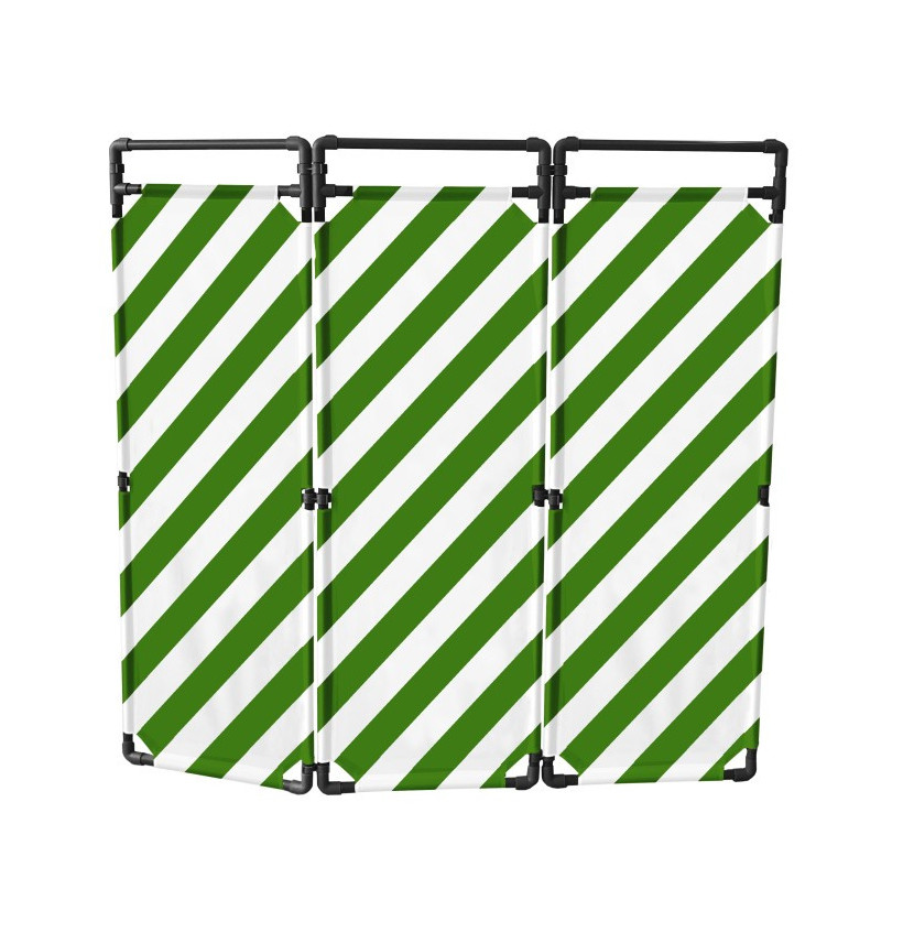 Barrière d’intervention 3 volets type paravent PVC  | IDEQUIP