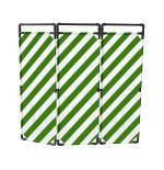 Barrière d’intervention 3 volets type paravent PVC  | IDEQUIP