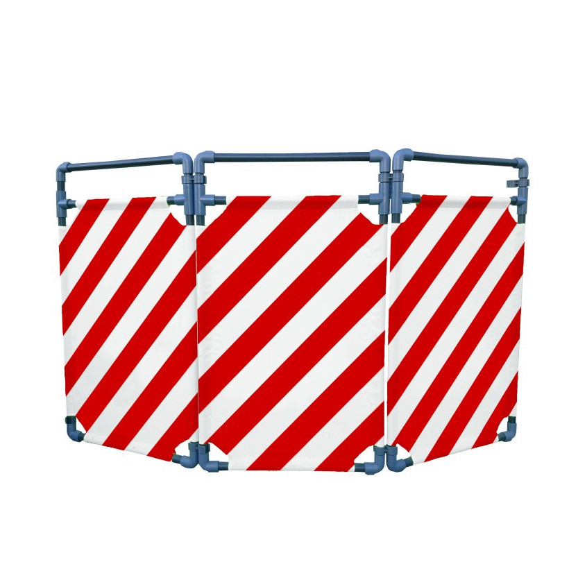 Barrière d’intervention 3 volets type paravent PVC | IDEQUIP Barrière d’intervention 3 volets type paravent PVC | IDEQUIP