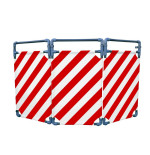 Barrière d’intervention 3 volets type paravent PVC  | IDEQUIP