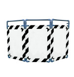 Barrière d’intervention 3 volets type paravent PVC  | IDEQUIP