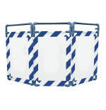 Barrière d’intervention 3 volets type paravent PVC  | IDEQUIP