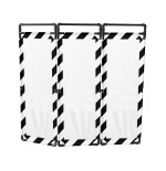 Barrière d’intervention 3 volets type paravent PVC  | IDEQUIP