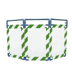 Barrière d’intervention 3 volets type paravent PVC  | IDEQUIP