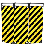 Barrière d’intervention 3 volets type paravent PVC  | IDEQUIP