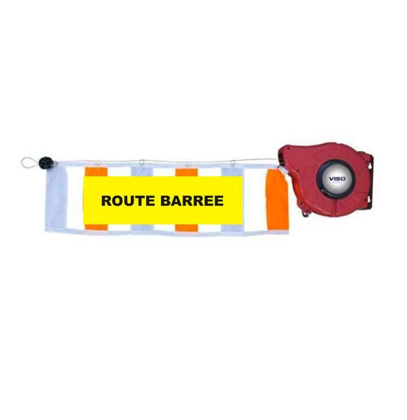 Tissu “Route Barrée” pour barrière ENR200 | IDEQUIP Tissu “Route Barrée” pour barrière ENR200 | IDEQUIP