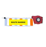 Tissu “Route Barrée” pour barrière ENR200 | IDEQUIP