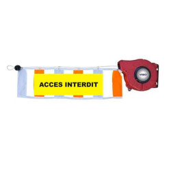 Tissu “ACCÈS INTERDIT” pour barrière ENR200  | IDEQUIP