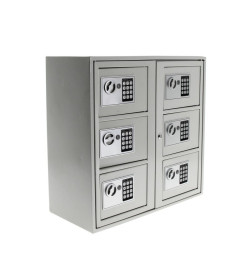 Casier à Effets Personnels CAS6TEL 6 Compartiments à Code