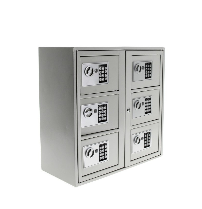 Casier à Effets Personnels CAS6TEL 6 Compartiments à Code