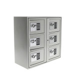 Casier à Effets Personnels CAS6TEL 6 Compartiments à Code