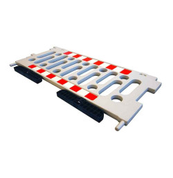 Barrière de chantier plastique modulable 1200 à 2000 mm – IDEQUIP