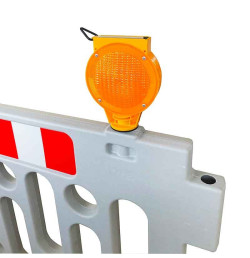 Barrière de chantier plastique modulable 1200 à 2000 mm – IDEQUIP
