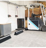 Butée de stationnement poids lourds en caoutchouc BUT1200 VISO | IDEQUIP