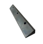 Butée de parking en caoutchouc noir et jaune PARK35 VISO  | IDEQUIP