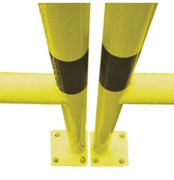Barrière garde corps acier ø60mm – Sécurité industrielle | IDEQUIP