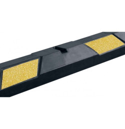 Butée de parking en caoutchouc et passe-câbles PARKSTOP VISO