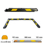 Bordure de balisage modulable Viso Parklane | IDEQUIP