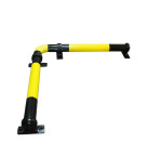 Butée de parking PARKSTEEL VISO en acier avec pieds en fonte