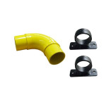 Butée de parking PARKSTEEL VISO en acier avec pieds en fonte