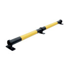 Butée de parking PARKSTEEL VISO en acier avec pieds en fonte