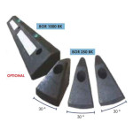 Bordure de route en caoutchouc thermoplastique BOR1000BK VISO IDEQUIP