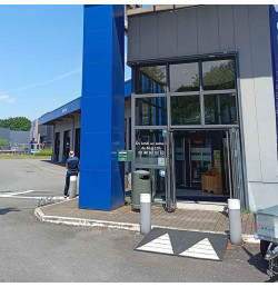 Rampe PMR série lourde Caoutchouc vulcanisé, 40 tonnes pente 10 %