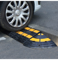 Rampes d’accès fixes en caoutchouc 35 à 200 mm Jusqu’à 40 tonnes