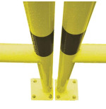 Barrière de protection BAR400 VISO à pieds déportés Ø40 mm