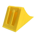 Cale roue poids lourds en PEHD avec poignée – Sécurité quai | IDEQUIP