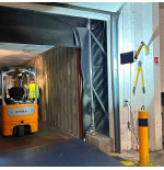 Projecteur de quai LED articulé 100W – Éclairage zone de chargement