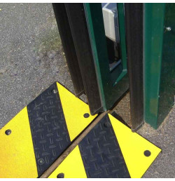 Rampe de seuil de portail caoutchouc