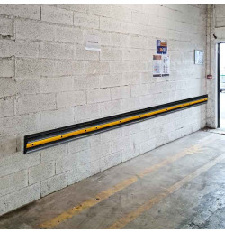 Lisse de protection murale en caoutchouc – Antichoc pour entrepôt