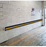 Lisse de protection murale en caoutchouc – Antichoc pour entrepôt