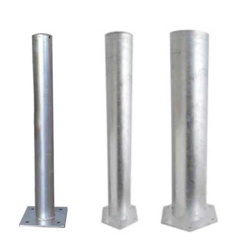 Poteau de protection galvanisé à fixer