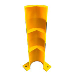 Poteau de protection antichoc 90° en polyuréthane – Sécurisation des angles
