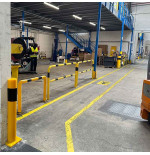 Poteau de protection antichoc 90° en polyuréthane Sécurisation des angles