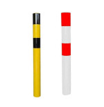 Poteau de protection bicolore ø90mm à sceller