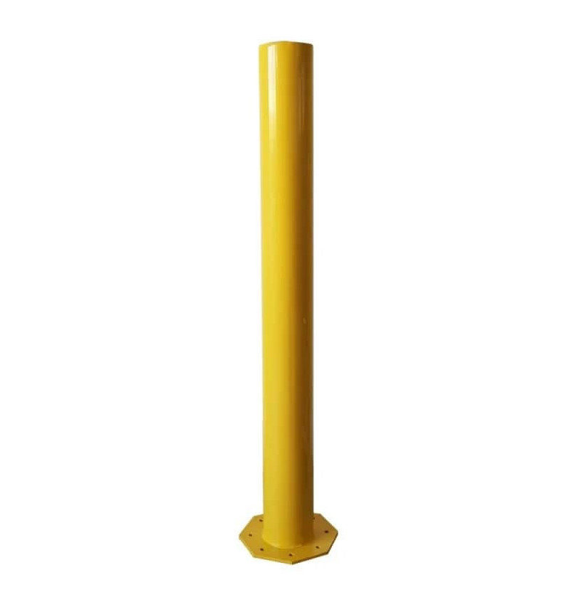 Poteau de protection jaune ø159mm à fixer