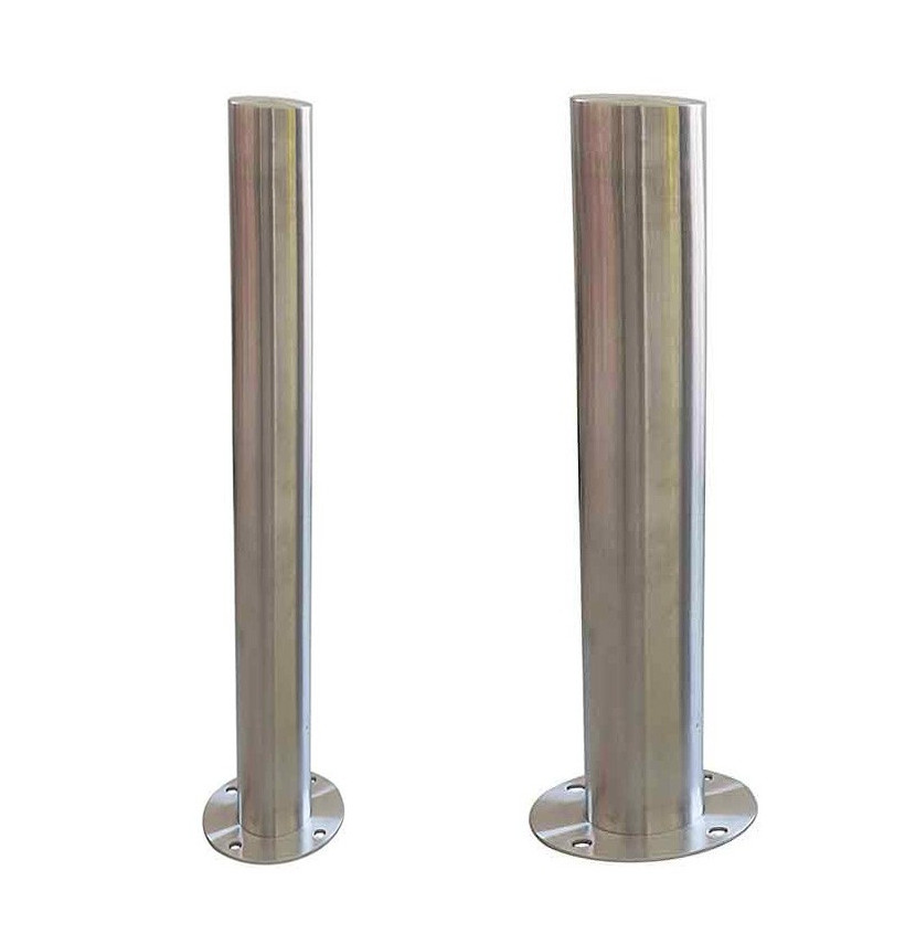 Poteau anti-bélier INOX à platine Poteau anti-bélier INOX à platine
