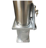 Boîtier amovible inox pour poteaux Ø89 & Ø159 mm Avec cadenas – Viso