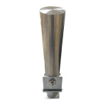 Boîtier amovible inox pour poteaux Ø89 & Ø159 mm Avec cadenas – Viso