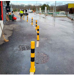 Potelet urbain flexible polyuréthane Ø80/100 mm – Haute résistance