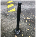 Base à sceller VISO pour potelet urbain Ø80/100 mm