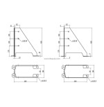 Sabot de protection pour échelle de rack Acier 5 mm – H400 mm