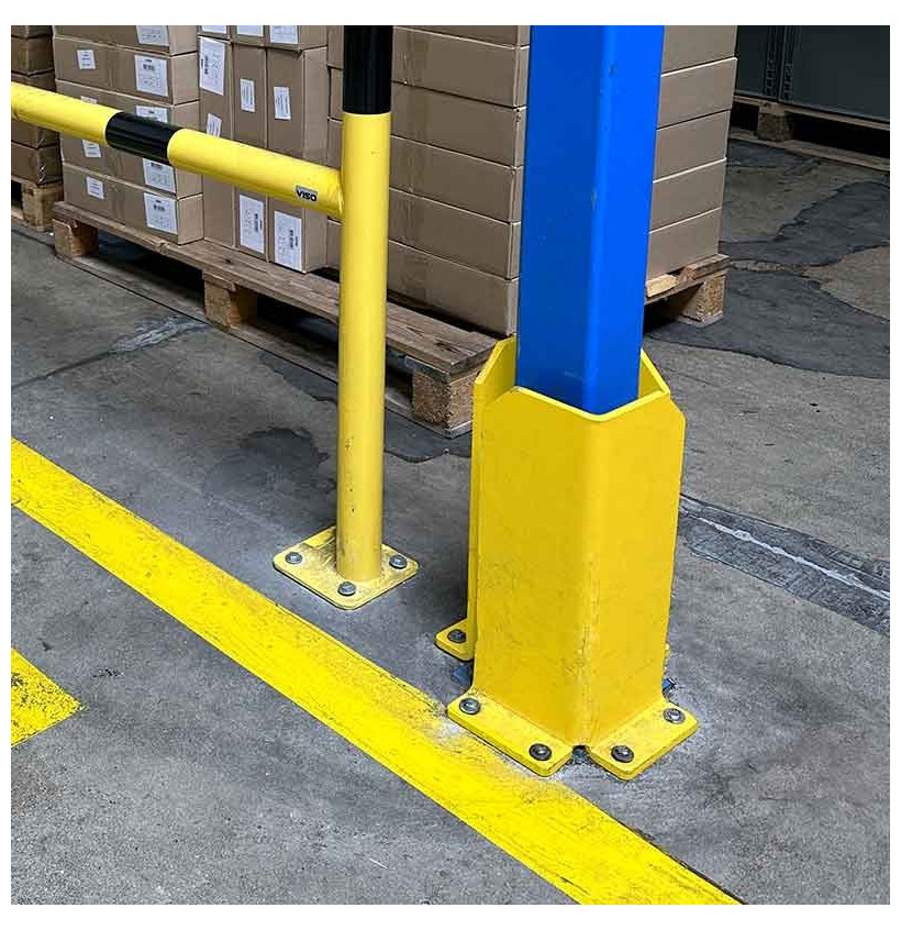 Sabot de protection de coin pour échelle de rack  Acier renforcé 400 mm