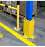 Sabot de protection de coin pour échelle de rack – Acier renforcé 400 mm