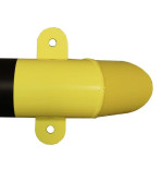 Lisse de butée de protection VISO PARK1200NJ en acier Sécurité racks & portes